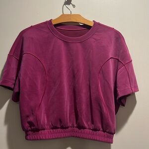 Lululemon softstreme cropped tshirt